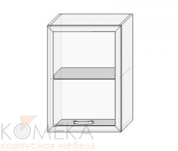 Шкаф навесной сушка витрина НШС1ст 500х720 - Мебельный интернет-магазин Комека Екатеринбург