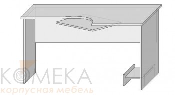 Стол эргономичный компьютерный СKЭ3лев 140 - Мебельный интернет-магазин Комека Екатеринбург