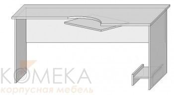 Стол эргономичный компьютерный СKЭ3лев 160 - Мебельный интернет-магазин Комека Екатеринбург