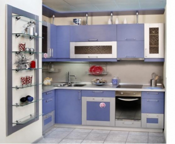 Голубая мебель для кухни - Мебельный интернет-магазин Комека Екатеринбург