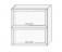 Антресоль сушка витрина АС2ст 720х700 - Мебельный интернет-магазин Комека Екатеринбург