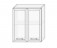 Шкаф навесной витрина НШ2ст 600х720 - Мебельный интернет-магазин Комека Екатеринбург