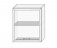 Шкаф навесной сушка витрина НШС1ст 600х720 - Мебельный интернет-магазин Комека Екатеринбург