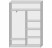 Шкаф-купе вешалка слева 2 двери 1615х450х2300 - Мебельный интернет-магазин Комека Екатеринбург