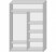 Шкаф-купе вешалка слева 2 двери 1615х600х2300 - Мебельный интернет-магазин Комека Екатеринбург