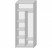 Шкаф-купе вешалка справа 2 двери  935х600х2300 - Мебельный интернет-магазин Комека Екатеринбург