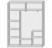 Шкаф-купе вешалка справа 3 двери 1790х450х2300 - Мебельный интернет-магазин Комека Екатеринбург